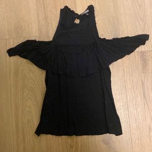Express off the shoulder ruffled top